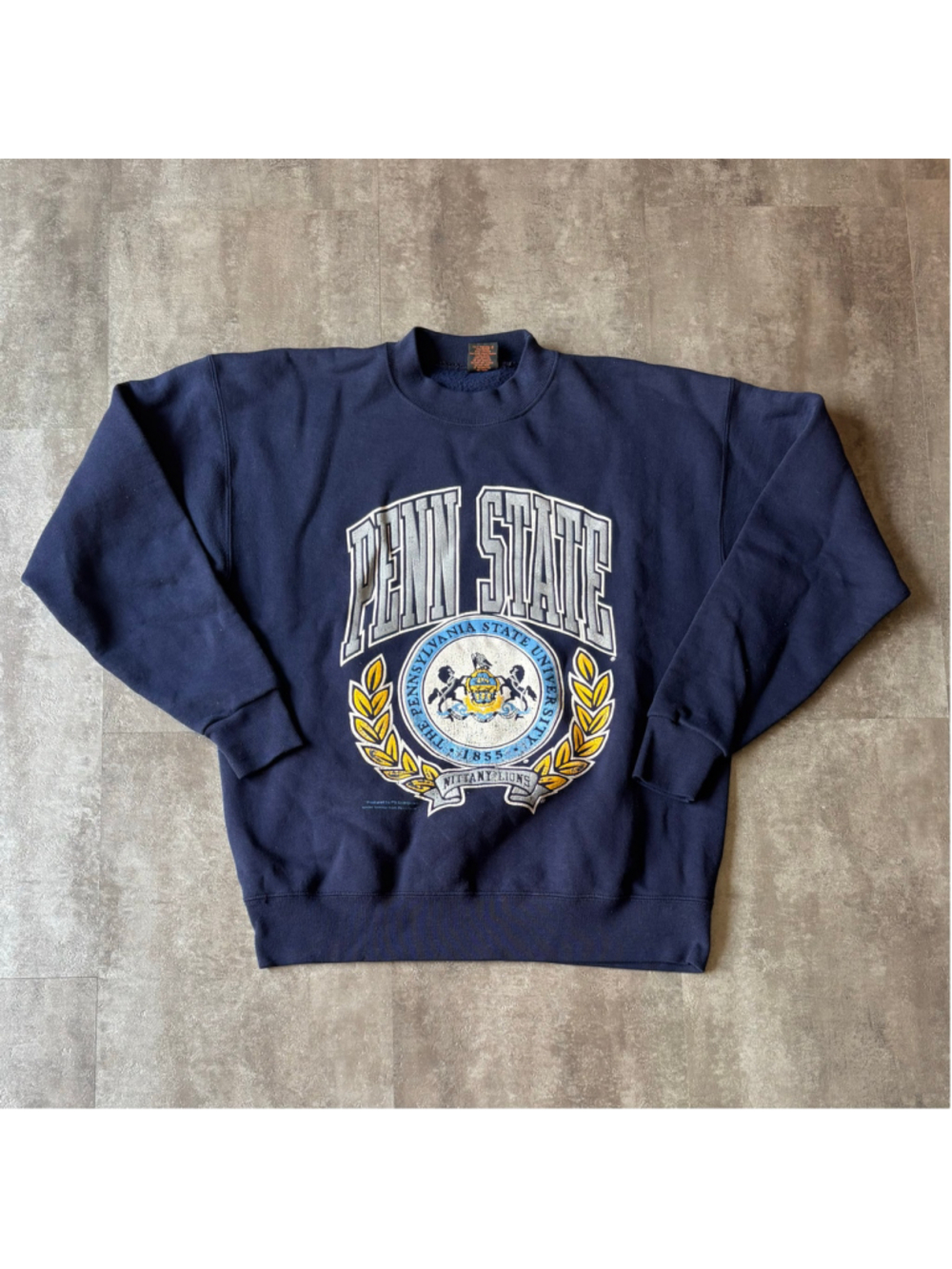 Vintage Penn State Crewneck Sweatshirt Men’s XL Made in USA Navy Blue